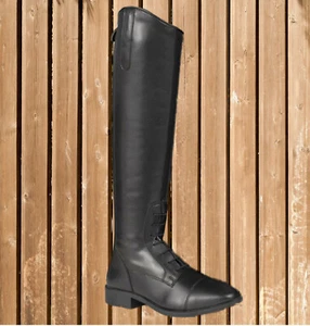 ELT Reitstiefel mit Schnürung, Leder Reitstiefel mit Reissverschluss, 38 46/40 - Bild 1 von 1