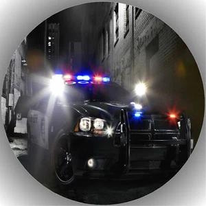 Tortenaufleger Geburtstag Party Tortenbild Fondant - Oblate Polizei  P11 - Bild 1 von 1