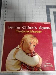 German Children's Chorus DIE SCHÖNSTEN KINDERLIEDER Vinyl LP SW 99293 - Picture 1 of 3
