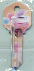 ROSA ZUCKERWATTE DRUCK SCHLÜSSELROHLINGE KW-1 - Bild 1 von 1