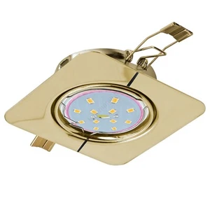 EGLO DORATO LAMPADA A INCASSO IN ACCIAIO COLOR OTTONE FARETTO LED ILLUMINAZIONE - Foto 1 di 1