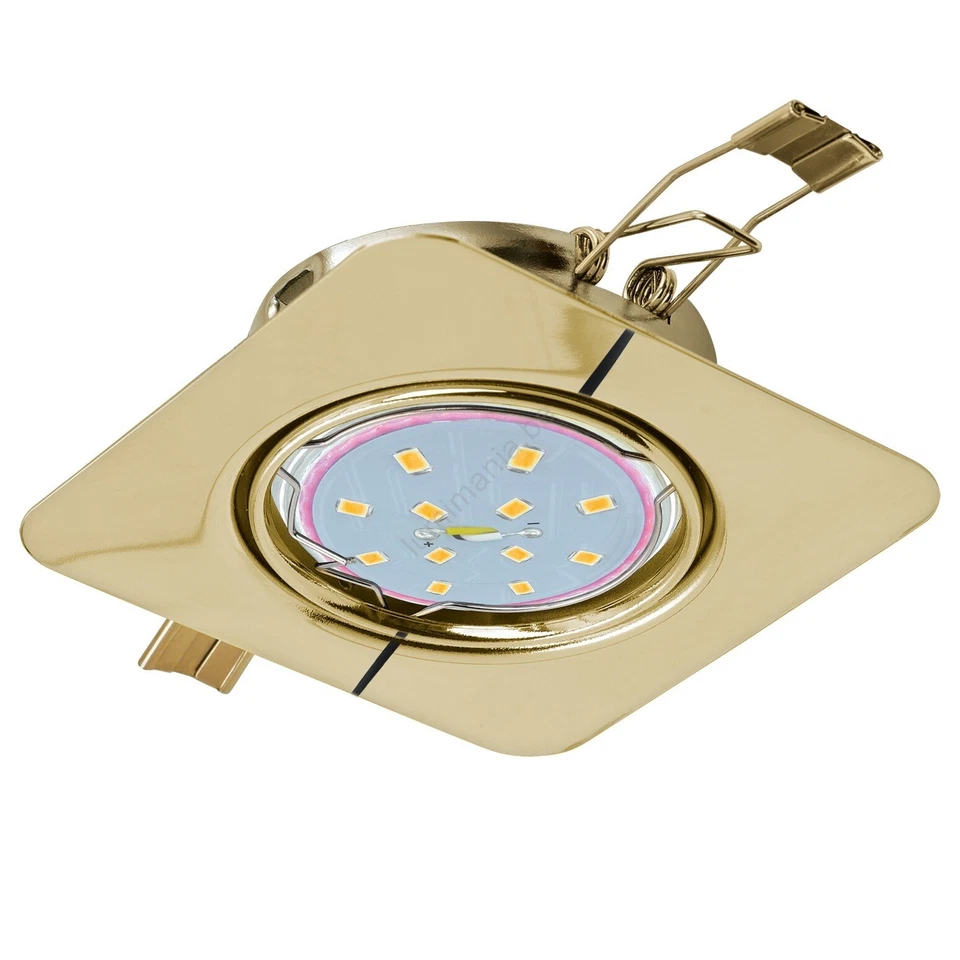 EGLO DORATO LAMPADA A INCASSO IN ACCIAIO COLOR OTTONE FARETTO LED ILLUMINAZIONE - Immagine 1 di 1