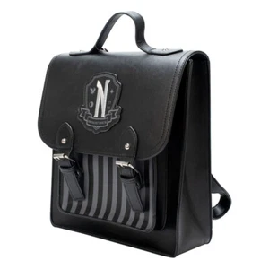 Official Wednesday TV Show Backpack Nevermore Logo Bag - Picture 1 of 3