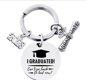 2023 Graduation Inspirational Key Chain for Her Him Class of 2023 Student Gradua - Picture 1 of 4