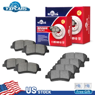 Pastillas de freno delanteras traseras de cerámica para Hyundai Elantra 2011 2012 2013 2014 2015 2016 Foto 1 de 4