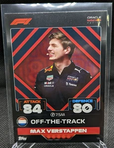 Max Verstappen 2022 Topps F1  Turbo Attax   off the track #15 - Picture 1 of 2