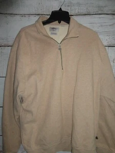 Callaway 1/4 Zip Golf Pullover Jacke Fleecepullover creme hellbraun Größe L - Bild 1 von 5