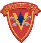 4" MARINE CORPS 13TH MARINES FLEET FORCE RED SHIELD EMBROIDERED PATCH
