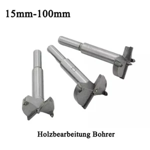 Ø15mm-100mm Forstner Bohrer Holzbohrer Hartmetall-Spitze Scharnierloch-Bohrer - Bild 1 von 9