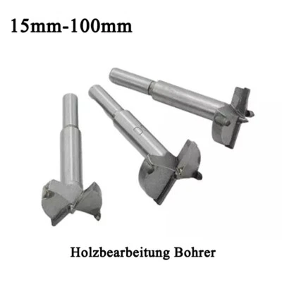 Ø15mm-100mm Forstner Bohrer Holzbohrer Hartmetall-Spitze  Scharnierloch-Bohrer - Bild 1 von 4