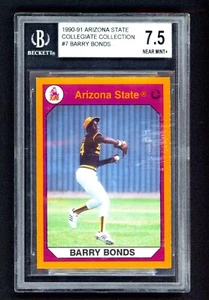 1990 Collegiate Collection Arizona State Sun Devils - Barry Bonds #7 - Picture 1 of 2