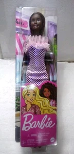 Barbie Glitz Doll African American Pink Metallic Mini Dress Fashion Mattel  NEW - Picture 1 of 7