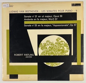 Beethoven : Les Sonates pour piano - Robert Riefling LP 33 rpm VALOIS MB 809 - Picture 1 of 4