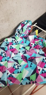 Mädchen Softshelljacke rosa,weis, tü8rkies Gr.134 - Bild 1 von 4