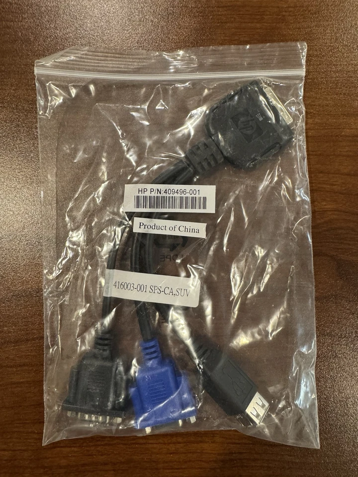 Hp 409496-001 Local I/o Sps-ca Suv Diagnostic Cable 4 C3000 - Image 1 of 4