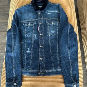 Men's DSQUARED2 Jean Denim Jacket Size 52 Italy - Picture 1 of 3