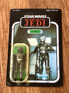 Vintage Star Wars Zuckuss 1983 Carded Figure RotJ Unpunched MOC NEW - Picture 1 of 6