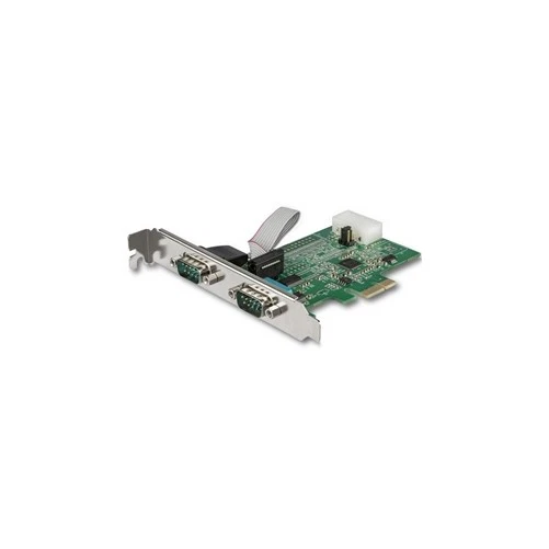 Startech PEX2S953LP 2 PORT PCI EXPRESS RS232 SERIAL ADAPTER CARD PCIE TO SERIAL  - Image 1 of 1