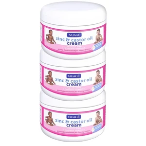 3x Nuage Zinc & Castor Oil Cream 200ml - Picture 1 of 1