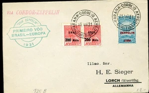 893858) Zeppelinpost Übersee Nr. S.125B, Südamerikafahrt 1931 - Bild 1 von 1