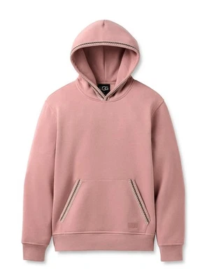 UGG Women’s Tasman Hoodie Braided Trim Dusty Rose $98 New With Tags - Image 1 of 3