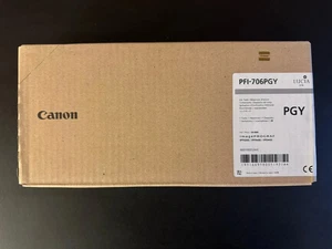 Original Canon PFI-706PGY High Capacity Photo Grey Ink Cartridge NO BOX EXPIRED - Picture 1 of 1