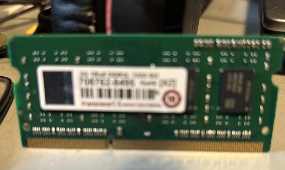 2GB  DDR3L 1333 SO-DIMM PC3L 1Rx8  PC Laptop Ram Transcend - Image 1 of 2