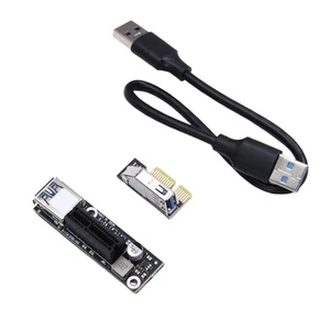 PCI-E 1X auf 1X Riser Extender USB 3.0-Kabel, Funktioniert mit für -Motherb4930 - Bild 1 von 7