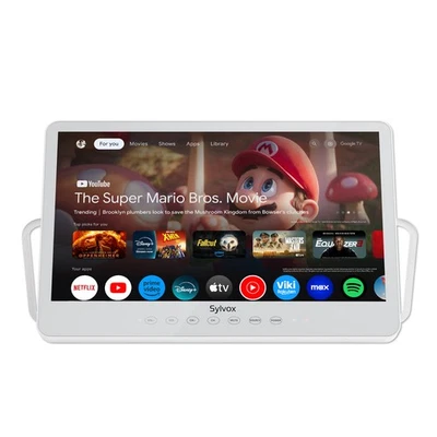 Tragbarer Fernseher 15,6 Zoll 12V Kleine Outdoor Fernseher für Camping Pool - Bild 1 von 4