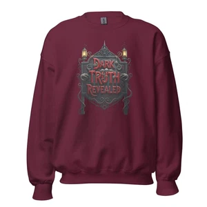 Dark Truth Revealed True Crime Sweatshirt Gothic Horror Pullover Sweater - Bild 1 von 10