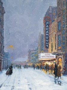 H.C. Zachry Paramount - Teatro en Abilene Texas Giclee sobre lienzo 16x20 - Imagen 1 de 1