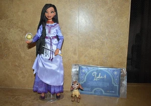 Disney 17" Edizione Limitata Bambola WISH Asha con Star Valentino Goat Figure NUOVO DEBOX - Foto 1 di 14