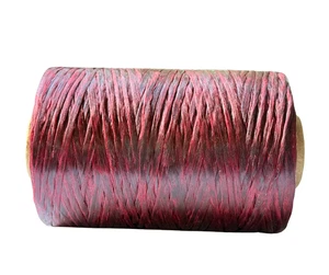 Kulay Burgundy Artificial Sinew Waxed Flat Polyester Thread, Sinue, 300 yards - Picture 1 of 8
