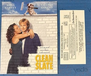 CLEAN SLATE 1995 PRESS KIT + PREVIEW PASS, 4 PHOTOS & 1 COLOR SLIDE DANA CARVEY - Picture 1 of 3