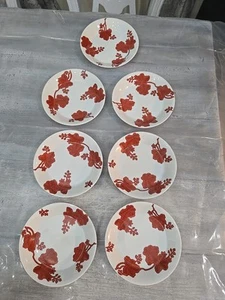 Vintage 1975 Fitz & Floyd Temple Dragon 5 .5" Desert Bowls set of 7 - Picture 1 of 5