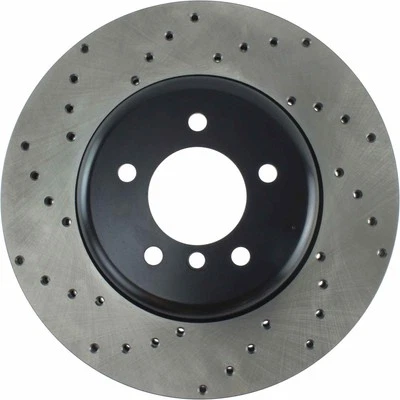 Rotor de freno de disco delantero derecho para BMW 535i 2004-2010, 545i, 550i, 645Ci, 650i Foto 1 de 4
