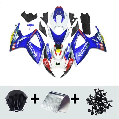 Red Blue Fairing Kit For Suzuki GSXR600 GSXR750 2006 2007 K6 Injection Bodywork - Image 1 of 4