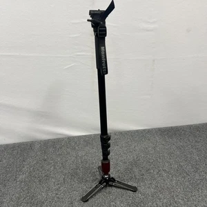 Manfrotto 560B-1 Aluminum Video Photo Monopod W/ 223RC Head - Made in Italy - Picture 1 of 9