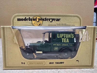 Models of Yesteryear Y-5 1927 Talbot Van Lipton’s Tea (1978) England - Image 1 of 2