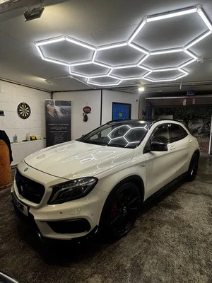 White Mercedes Benz GLA45 AMG 2016 AUTO - Image 1 of 4