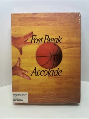 Fast Break (1998) Accolade - IBM PC -  Floppy - SEALED - Tears Bottom & Side - Image 1 of 4