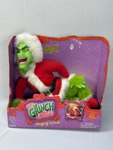 Playmates Dr. Suess How The Grinch Stole Christmas Singing Grinch Orig Box - Bild 1 von 3