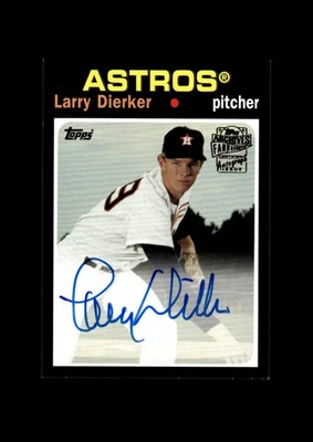 Topps Archives 2019: #FFA-LDI Larry Dierker automático casi nuevo-como nuevo o mejor Foto 1 de 2