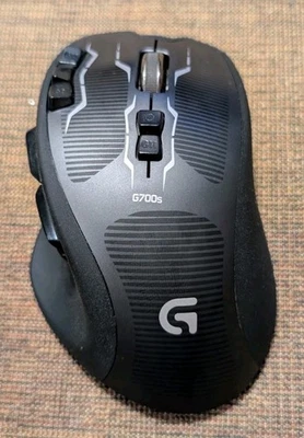 Logitech Rechargeable Gaming Mouse G700s USB2.0 logicool G BLACK - Gaming Laser - Image 1 of 4