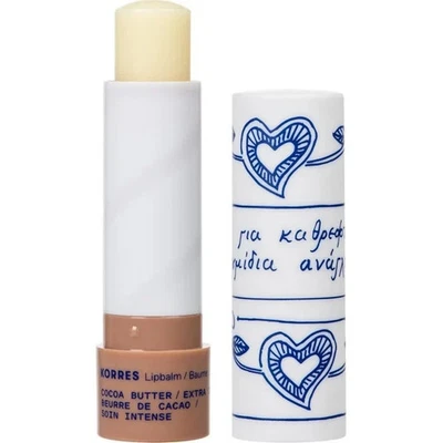 Korres Cocoa Butter Extra Care LipBalm 4.5gr, Shea+Cocoa Butter,Vit E - Image 1 of 2