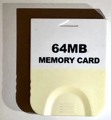 GameCube Memory Card 64MB - TESTED WORKING Nintendo Wii Compatible 1019 Cubes - Image 1 of 2