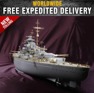 ★Hobby365★ New 1/200 BISMARCK Super Detail-Up Pack for Trumpeter #MD20002 - Bild 1 von 11