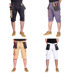 Men's Tactical Combat Cargo Holster Camo Shorts Work Trousers - Picture 1 of 22