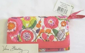 Vera Bradley CLEMENTINE SLEEK & CHIC WALLET Coins 4 PURSE Tote BACKPACK Bag NWT - Picture 1 of 3
