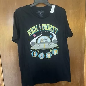 T-Shirt RICK AND MORTY UFO Raumschiff Größe Small lizenziert Erwachsene Herren Grafik - Bild 1 von 3